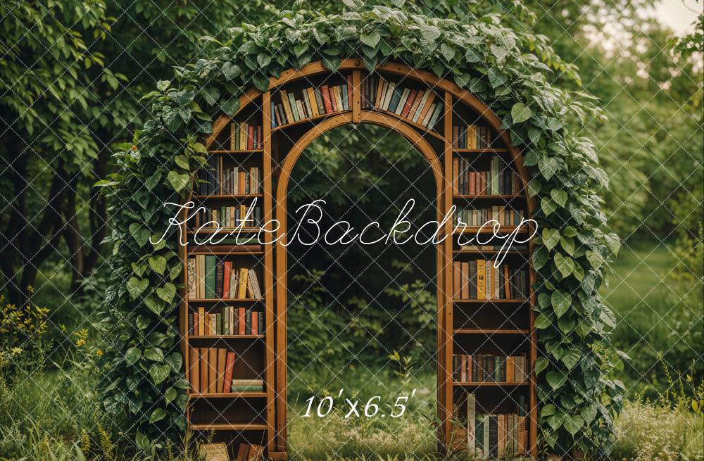 Kate Spring Garden Library Arch Backdrop Designed by Emetselch - Image 5