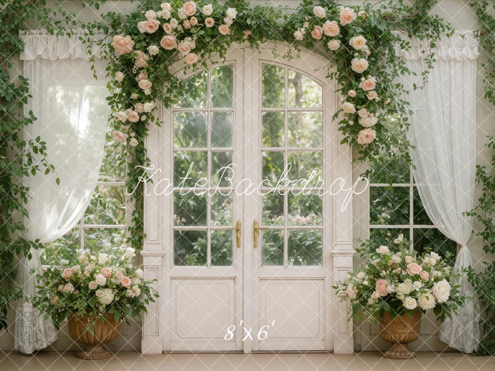 Kate Spring Garland Door Curtains Greenery Backdrop Designed by Emstselch - Image 3