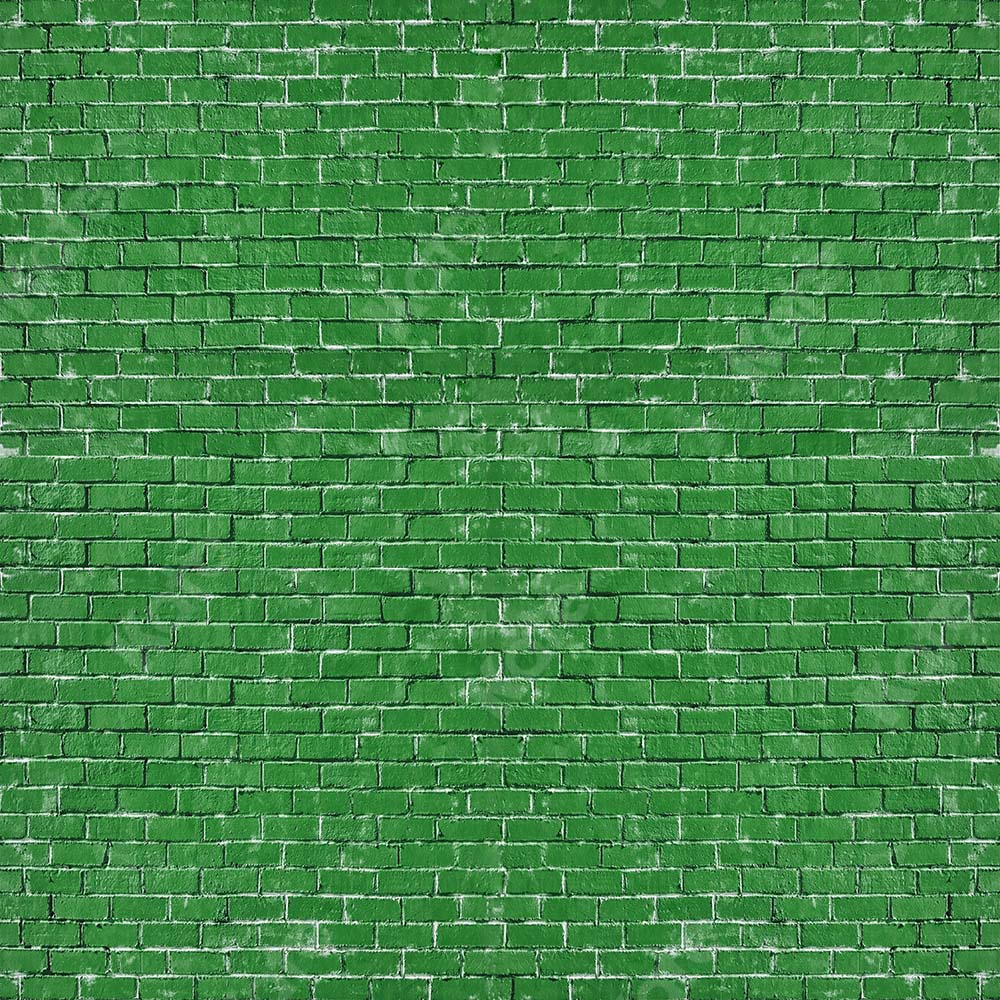 Kate Spring Green Brick Backdrop for photography - Image 2
