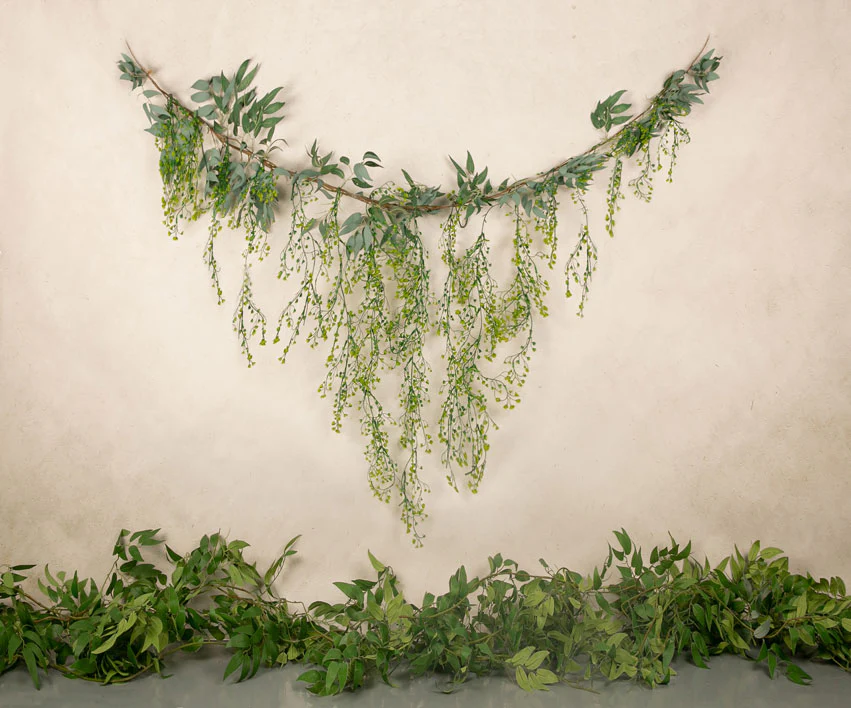 Kate Spring Green Leave Backdrop Designed by Jia Chan Photography - Image 5