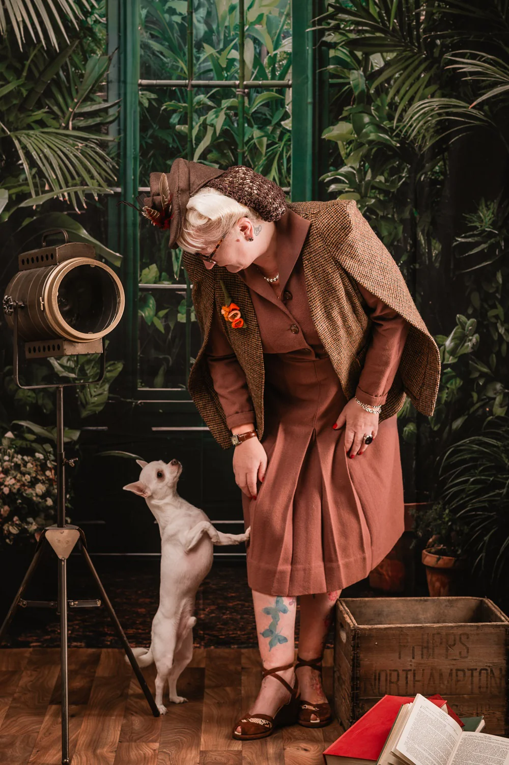 Kate Spring Green Plant Door Backdrop Designed by Emetselch - Image 3