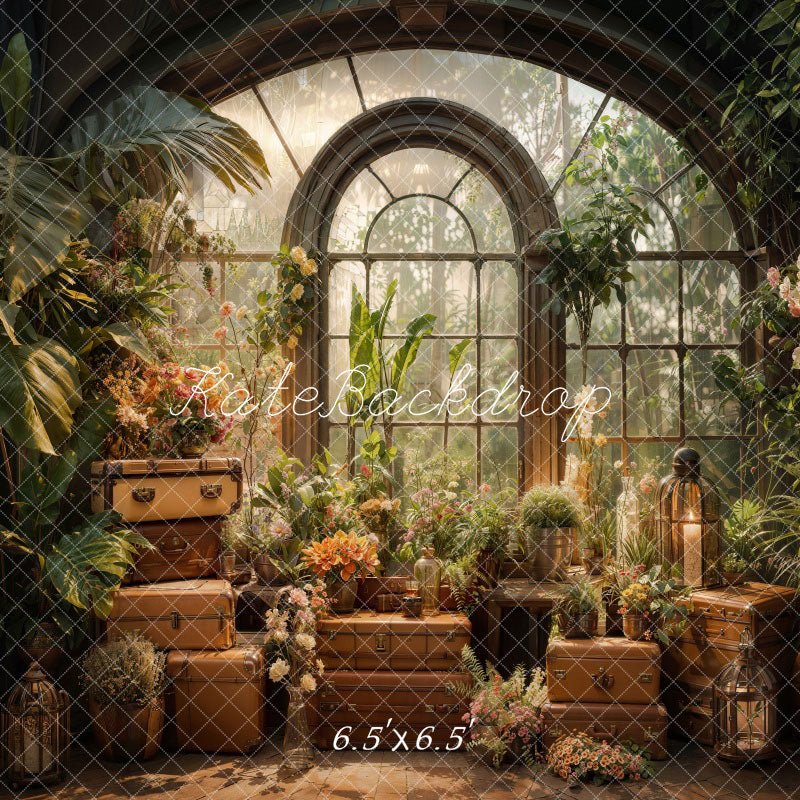 Kate Spring Window Plants Room Backdrop Designed by Chain Photography - Image 3