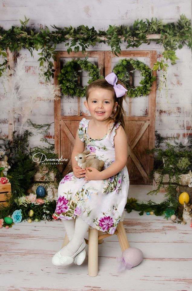 Kate Spring/Mother's day  Green Plants Barn Door Backdrop Designed by Jia Chan Photography - Image 9