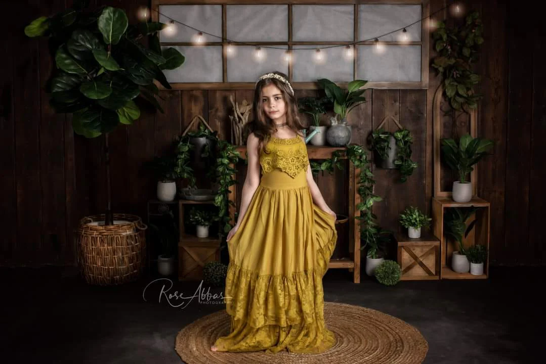 Kate Spring Greenhouse Plants Backdrop Designed By Rose Abbas - Image 4