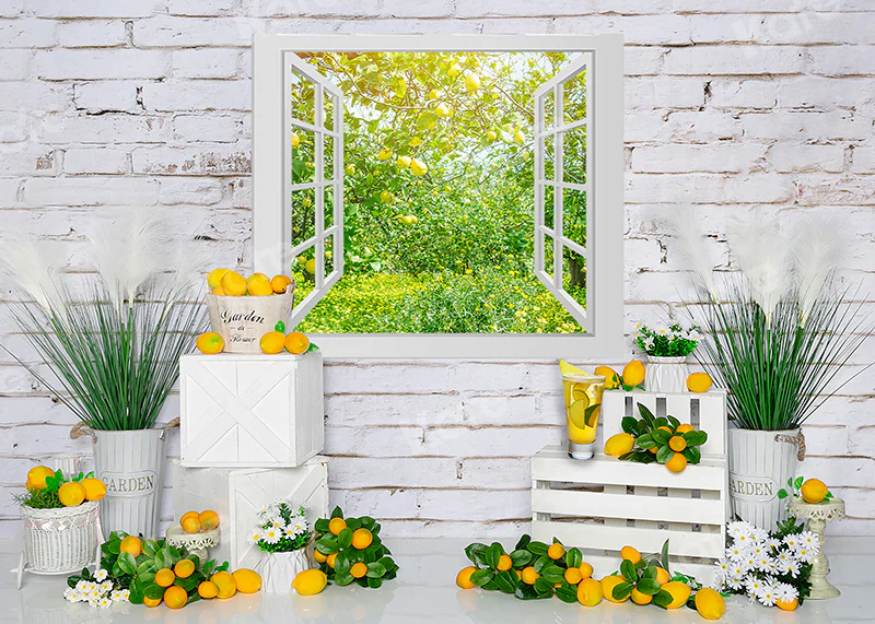 Kate Spring Lemon Room Backdrop Designed by Emetselch - Image 3