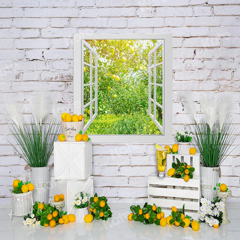 Kate Spring Lemon Room Backdrop Designed by Emetselch - Image 4