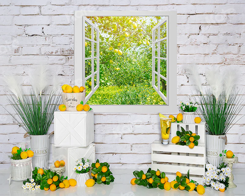 Kate Spring Lemon Room Backdrop Designed by Emetselch - Image 6