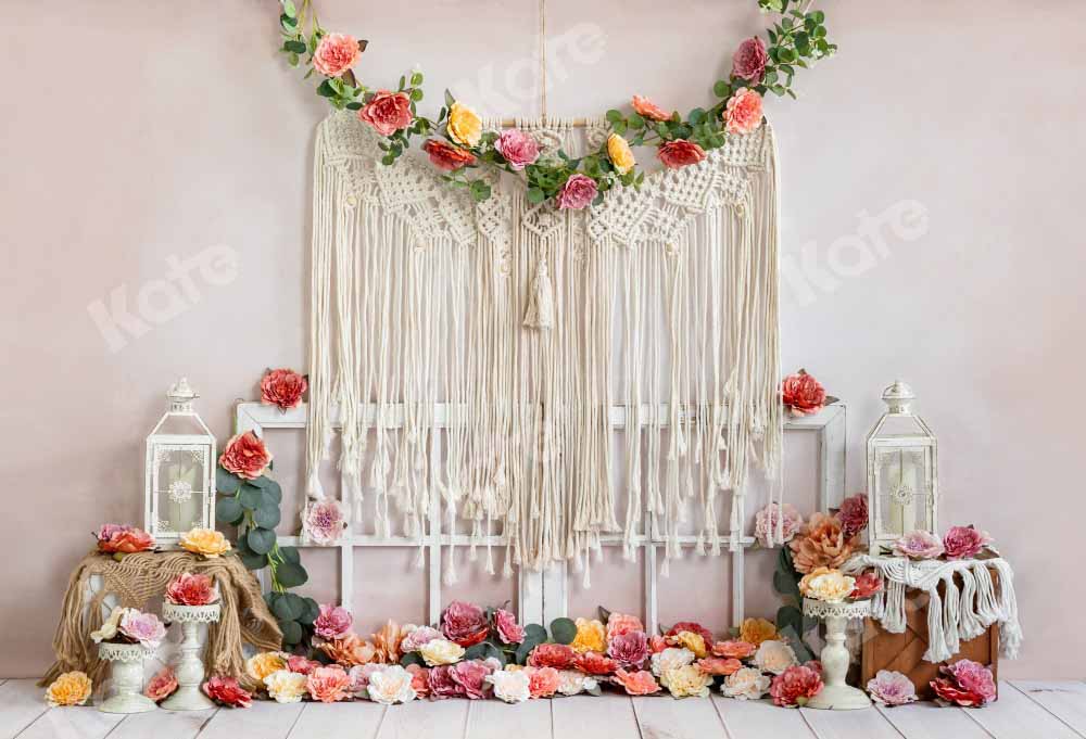 Kate Spring/Mother's day Boho Flower Backdrop Designed by Emetselch - Image 2