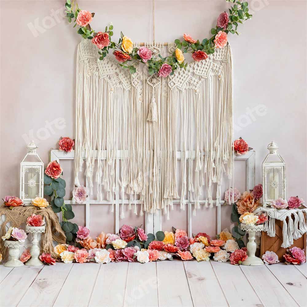 Kate Spring/Mother's day Boho Flower Backdrop Designed by Emetselch - Image 3