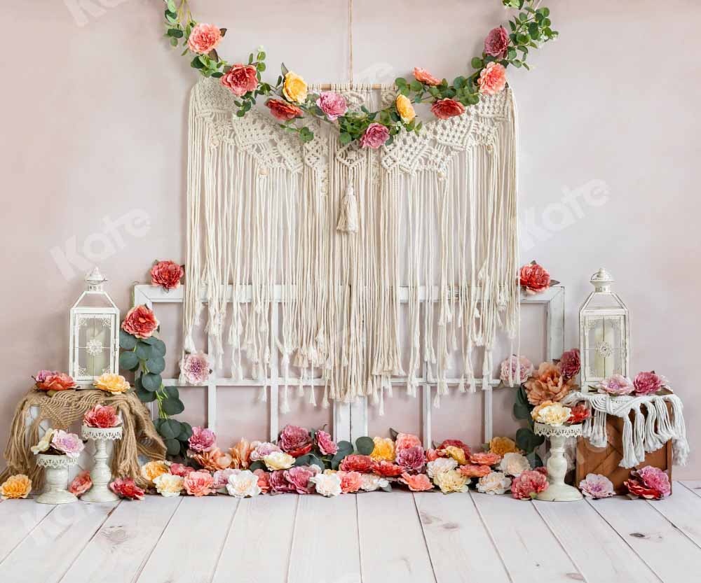 Kate Spring/Mother's day Boho Flower Backdrop Designed by Emetselch - Image 4