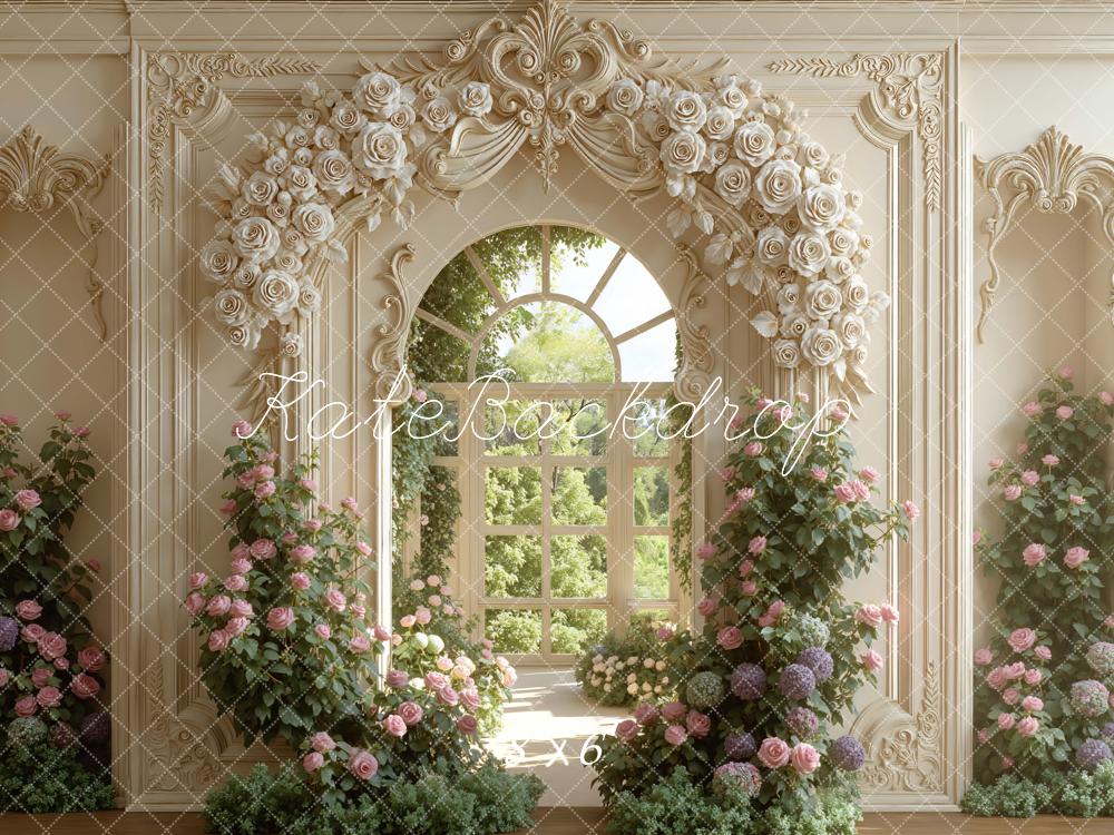 Kate Spring Ornate Window Garden Backdrop Designed by Mini MakeBelieve - Image 3