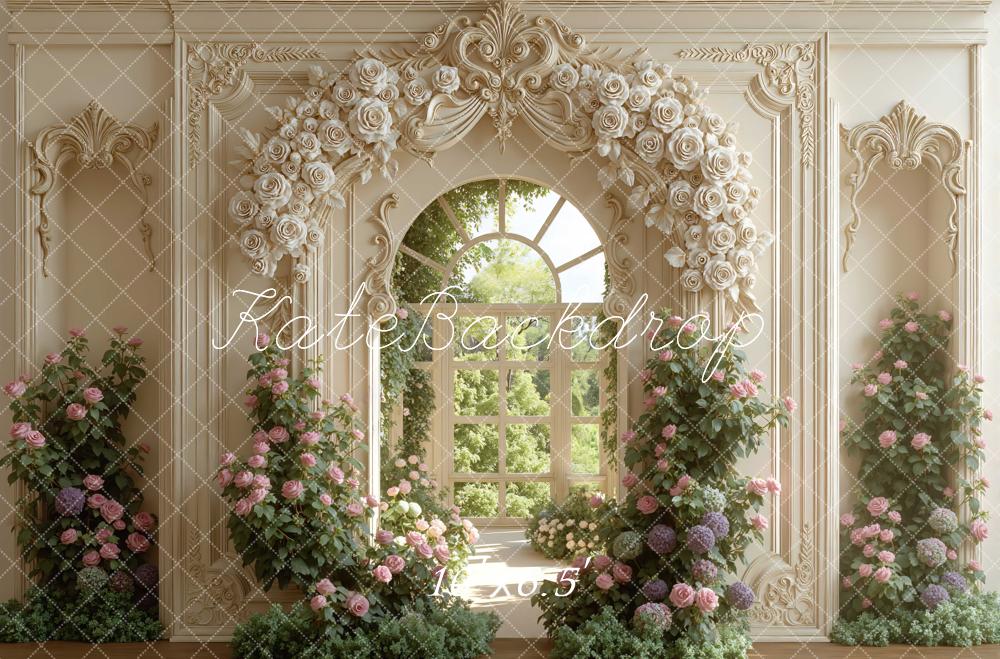 Kate Spring Ornate Window Garden Backdrop Designed by Mini MakeBelieve - Image 4