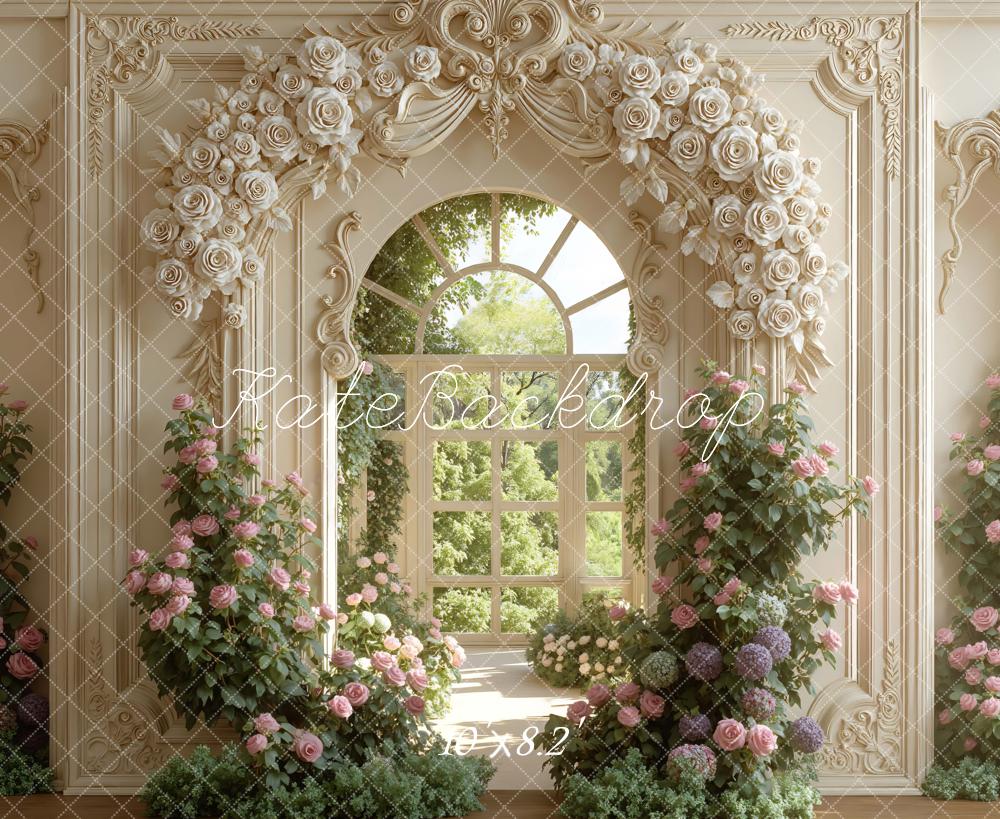 Kate Spring Ornate Window Garden Backdrop Designed by Mini MakeBelieve - Image 6