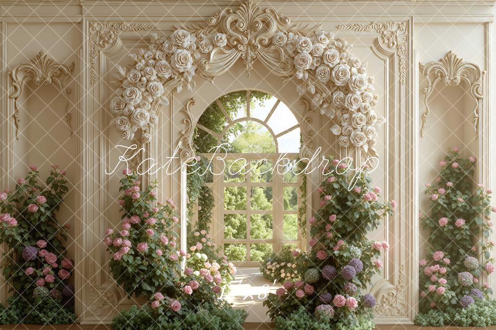Kate Spring Ornate Window Garden Backdrop Designed by Mini MakeBelieve - Image 8