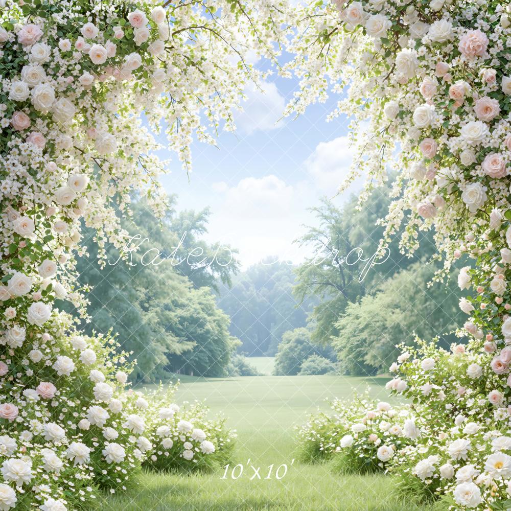 Kate Spring Pastel Blossoms Garden Backdrop Designed by Mini MakeBelieve - Image 7