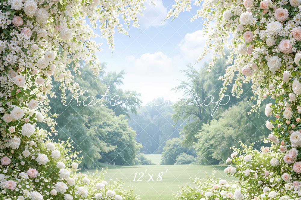 Kate Spring Pastel Blossoms Garden Backdrop Designed by Mini MakeBelieve - Image 8