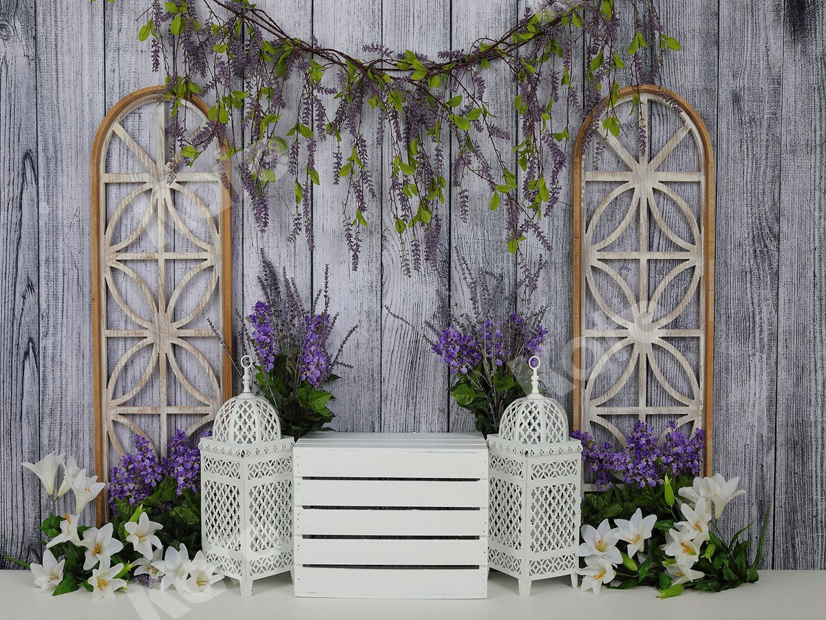 Kate Peaceful Lavender Backdrop for Easter/Spring - Image 2