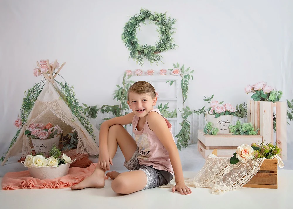 Kate Spring Pink Roses with Tent Backdrop Designed by Jia Chan Photography - Image 3