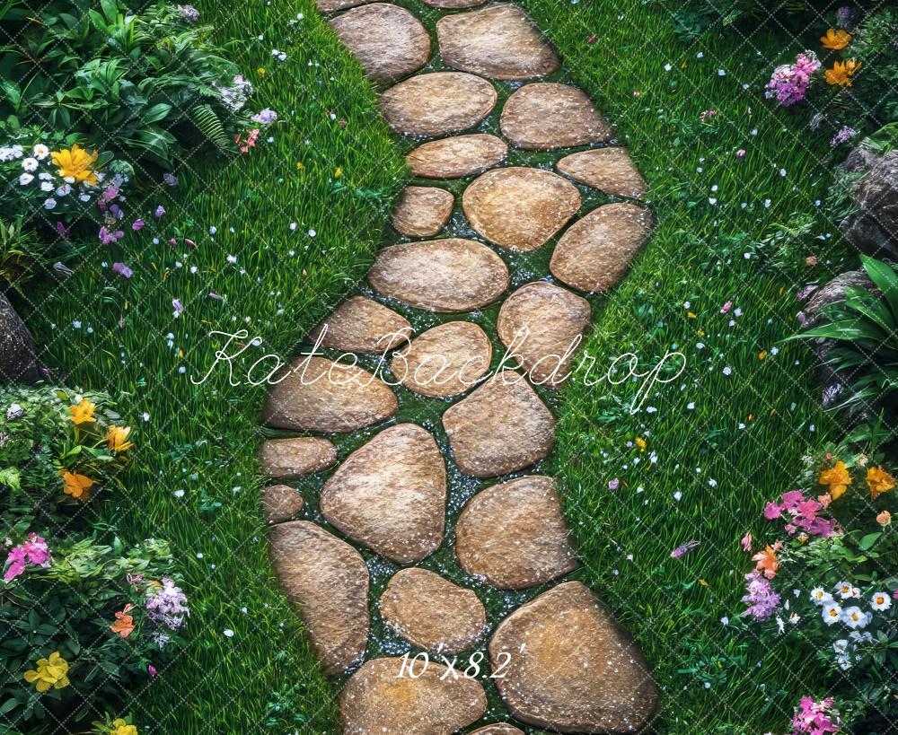 Kate Spring Stone Pathway Garden Floor Backdrop Designed by Mini MakeBelieve - Image 5