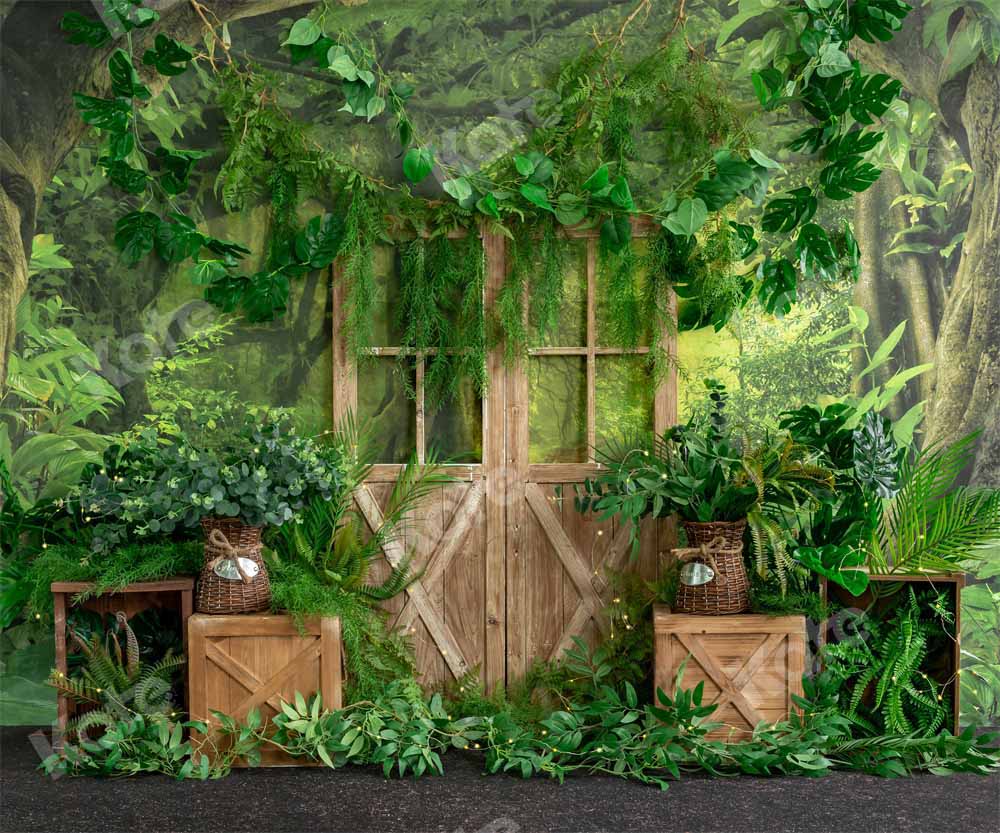 Kate Spring/Summer Forest Children Backdrop Designed by Emetselch - Image 3