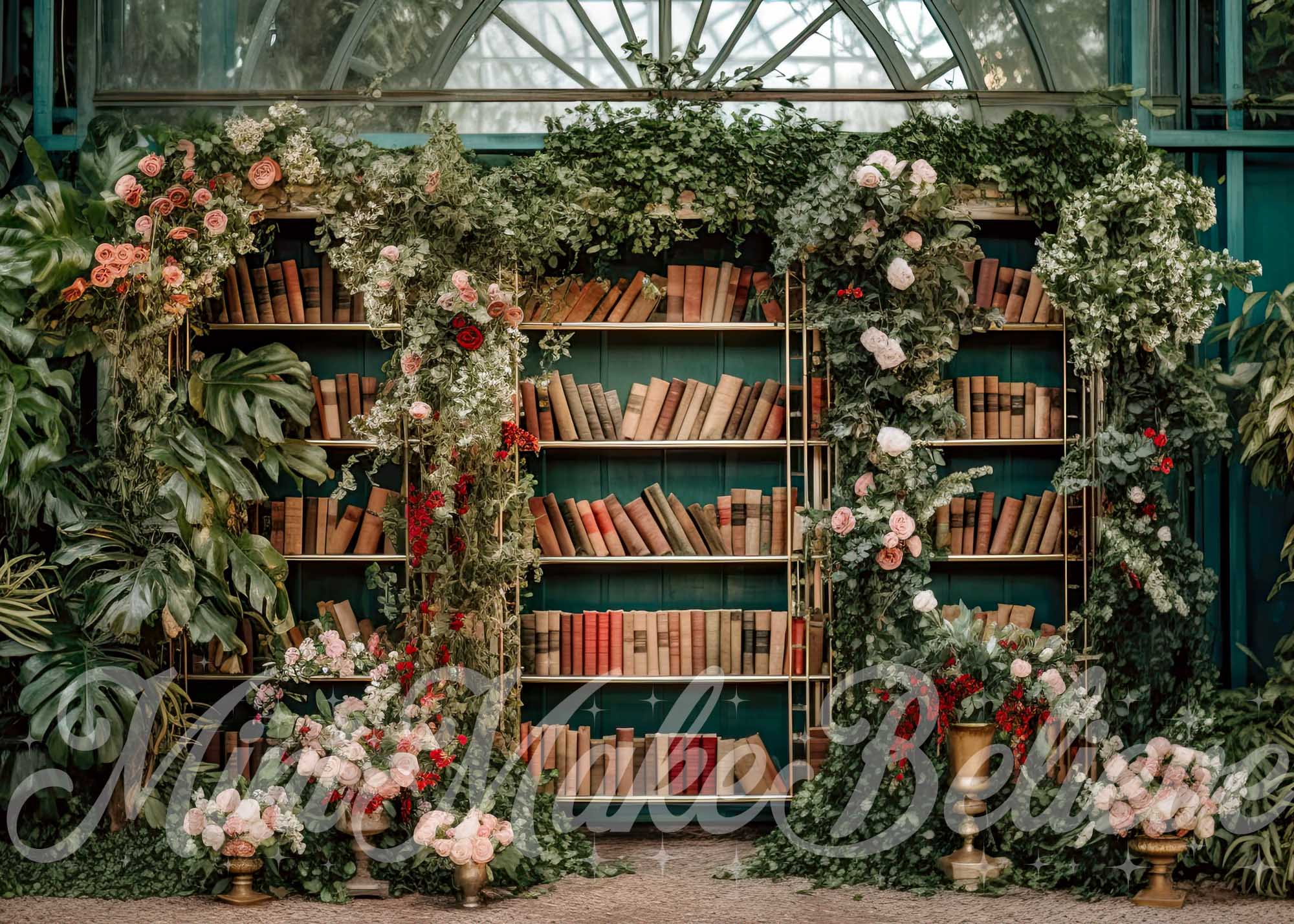 Kate Spring/Summer Greenhouse Back to School Backdrop Designed by Mini MakeBelieve - Image 2
