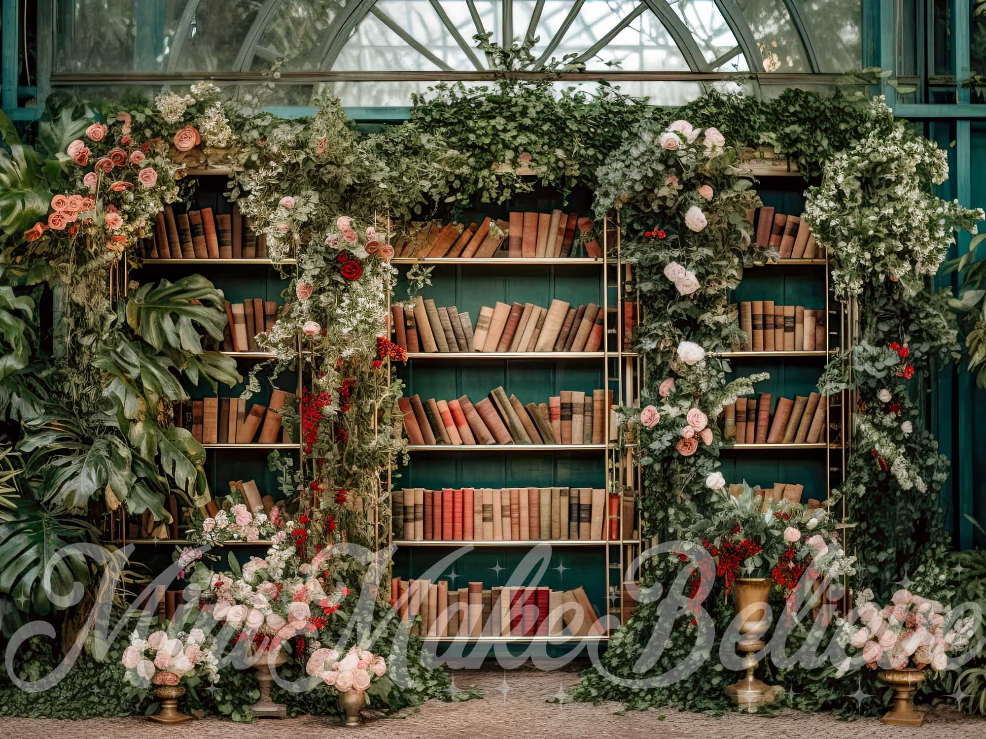 Kate Spring/Summer Greenhouse Back to School Backdrop Designed by Mini MakeBelieve - Image 6