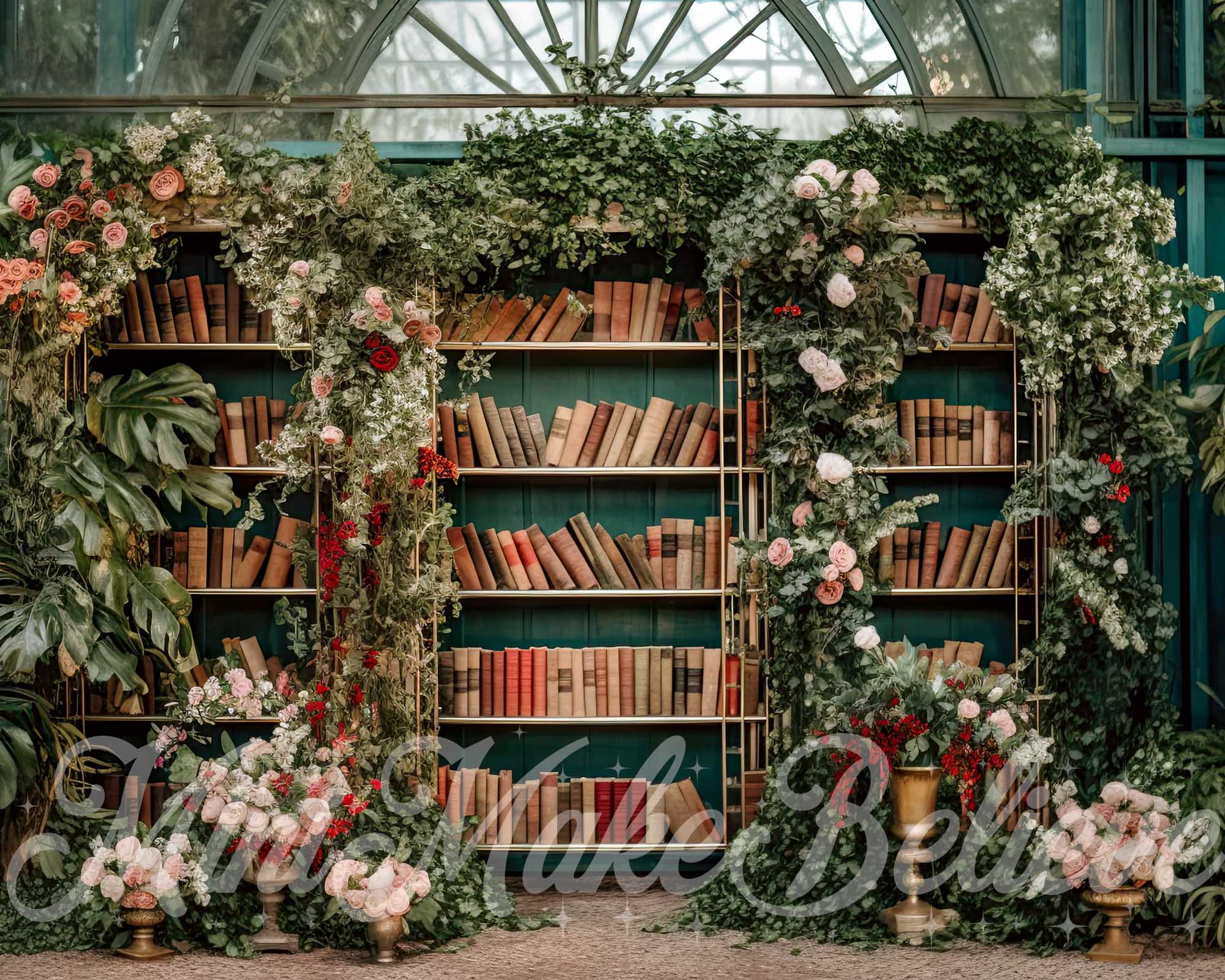 Kate Spring/Summer Greenhouse Back to School Backdrop Designed by Mini MakeBelieve - Image 7