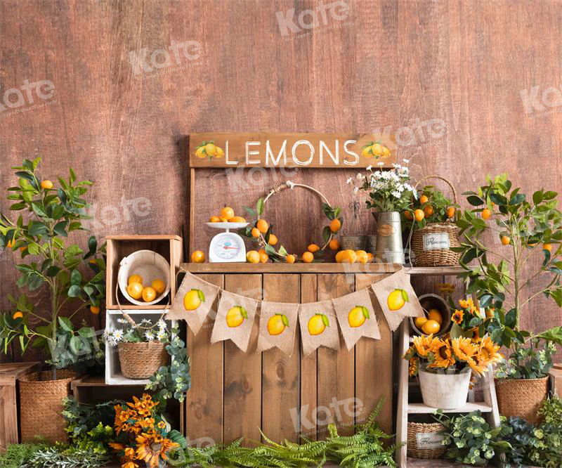 Kate Spring/Summer Lemon Fresh Backdrop for Photography - Image 3