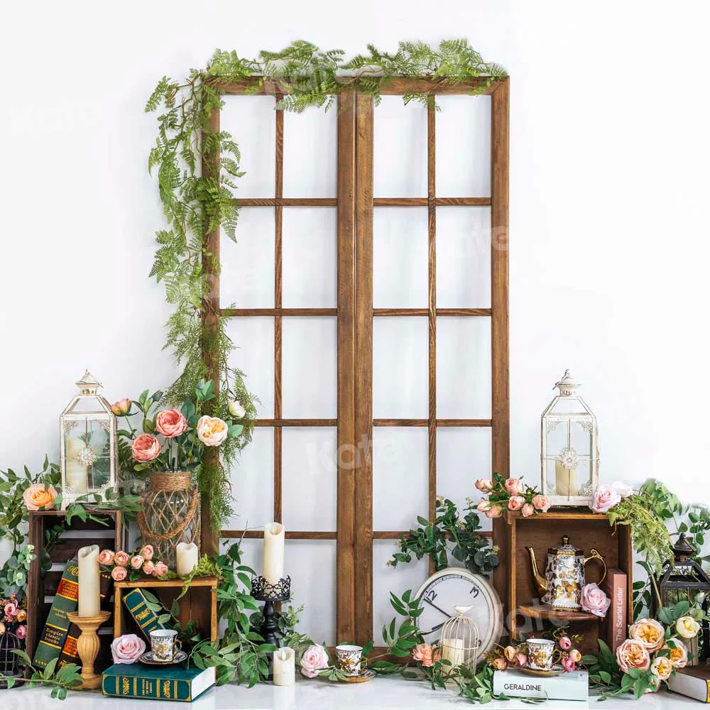 Kate Spring Tea Flower Garden Cake Smash Backdrop Designed by Emetselch - Image 2