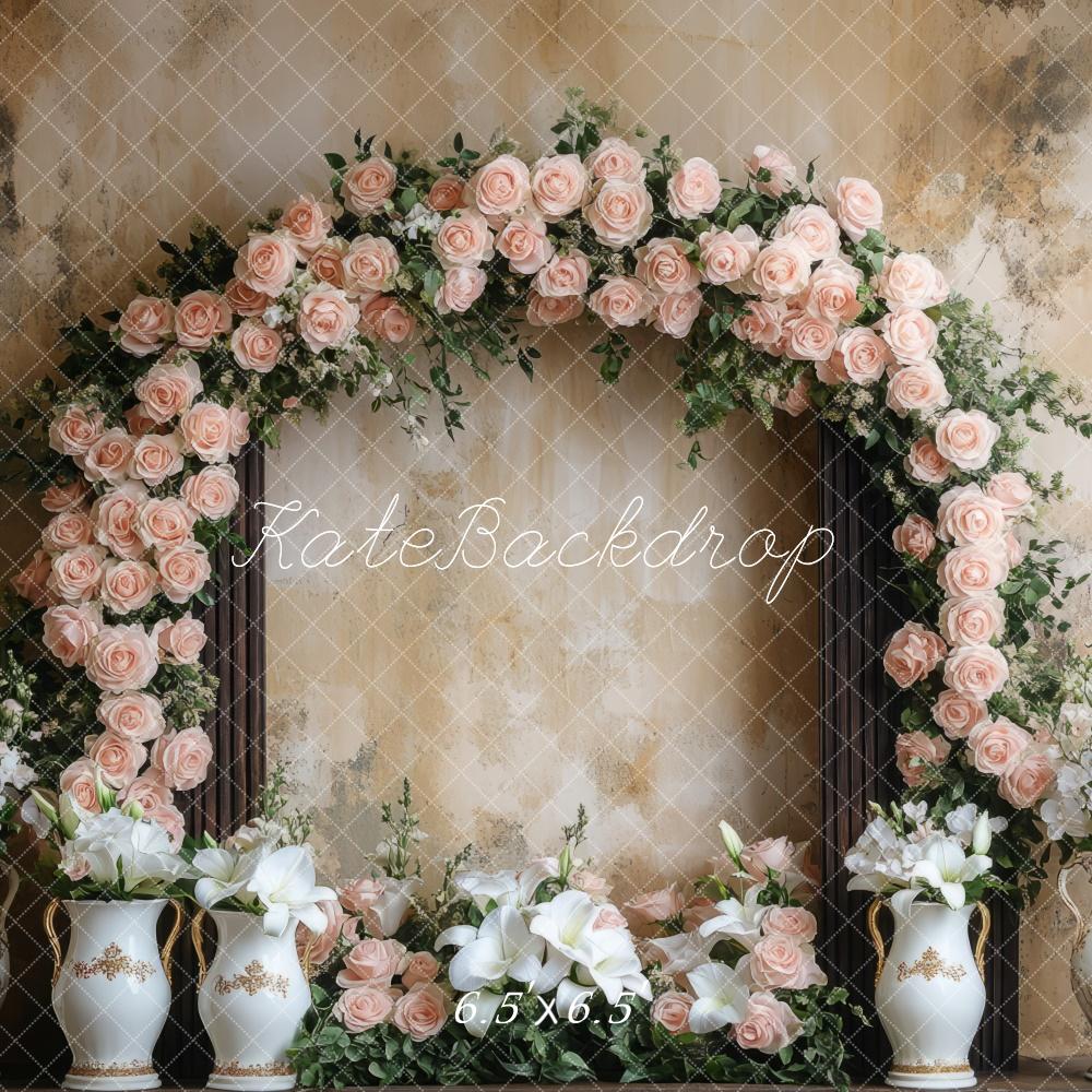 Kate Spring/Valentine Flower Arch Wedding Backdrop Designed by Mini MakeBelieve - Image 2