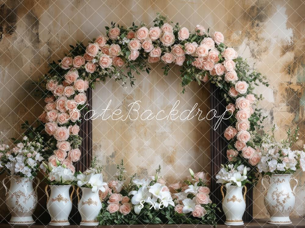 Kate Spring/Valentine Flower Arch Wedding Backdrop Designed by Mini MakeBelieve - Image 3