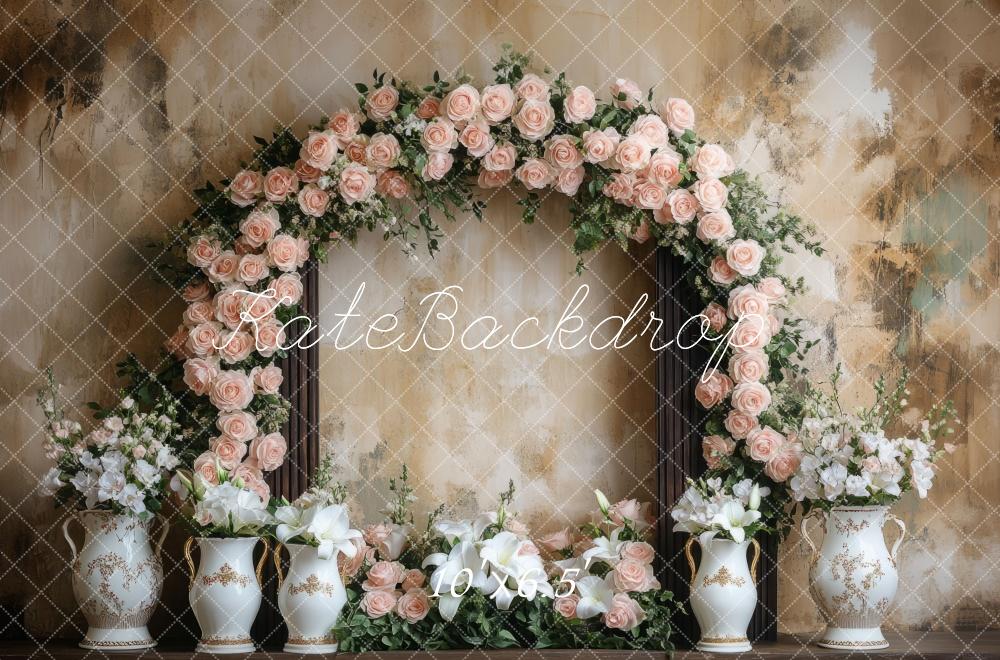 Kate Spring/Valentine Flower Arch Wedding Backdrop Designed by Mini MakeBelieve - Image 4