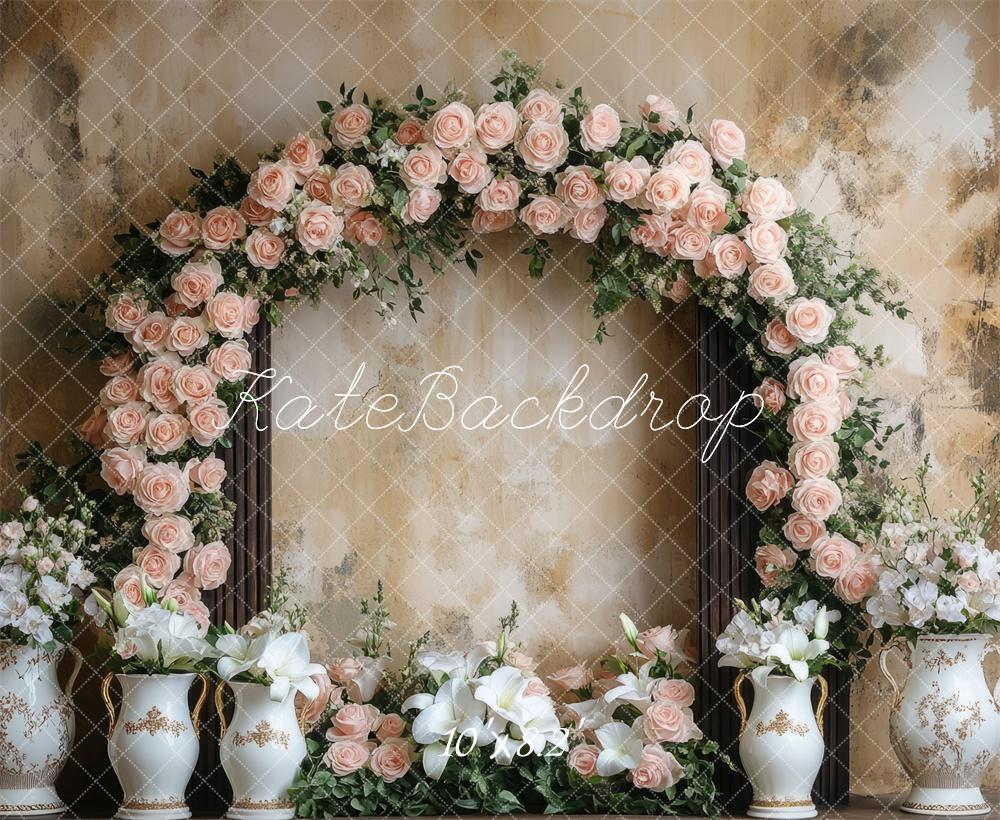 Kate Spring/Valentine Flower Arch Wedding Backdrop Designed by Mini MakeBelieve - Image 5