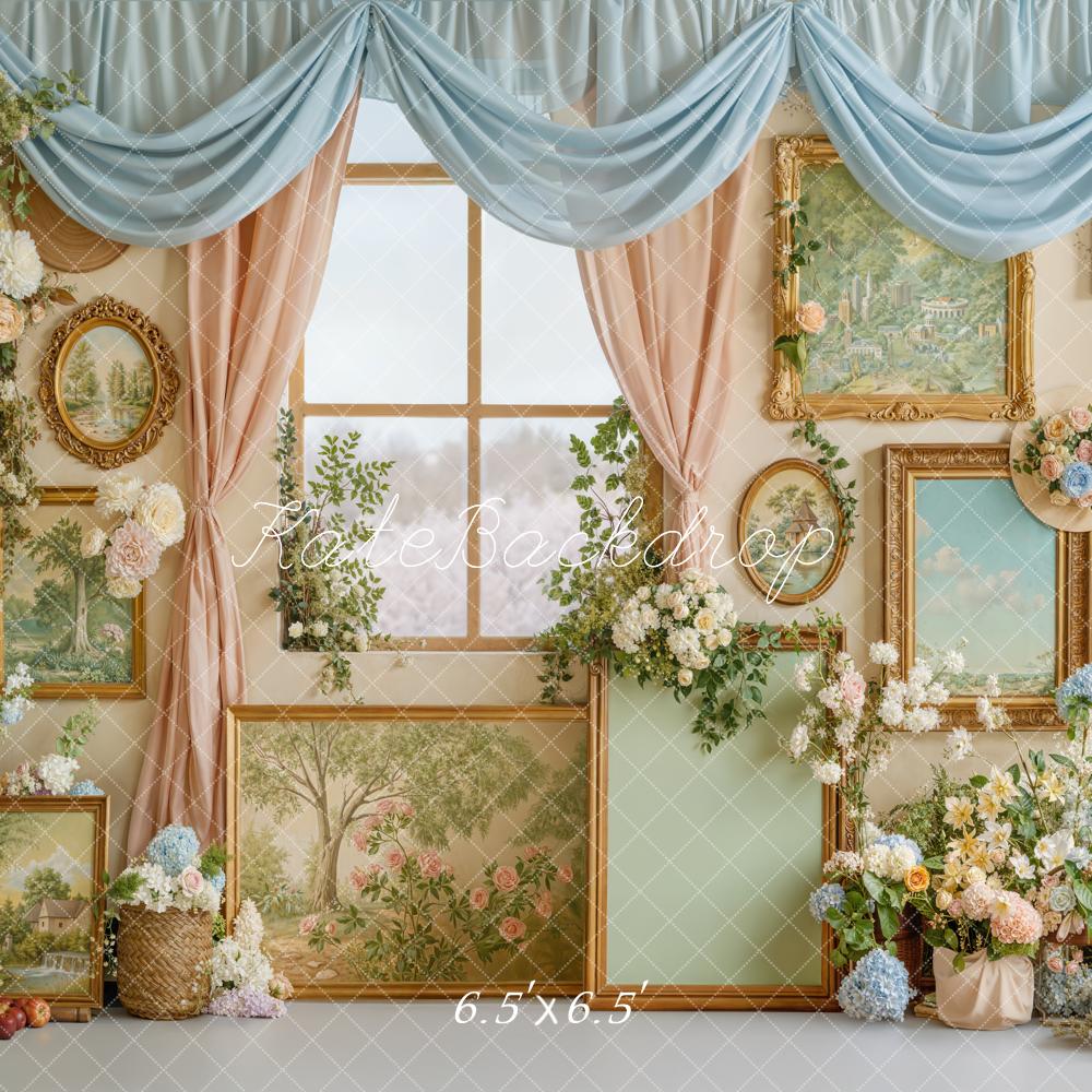 Kate Spring Vintage Gallery Window Pastel Backdrop Designed by Emstselch - Image 2