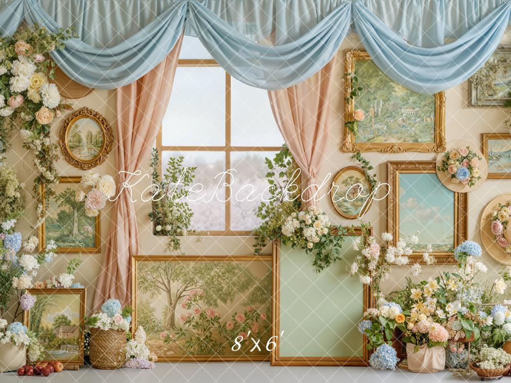 Kate Spring Vintage Gallery Window Pastel Backdrop Designed by Emstselch - Image 3