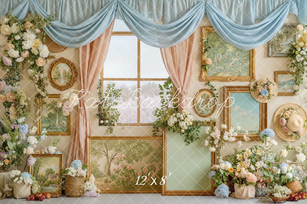 Kate Spring Vintage Gallery Window Pastel Backdrop Designed by Emstselch - Image 8