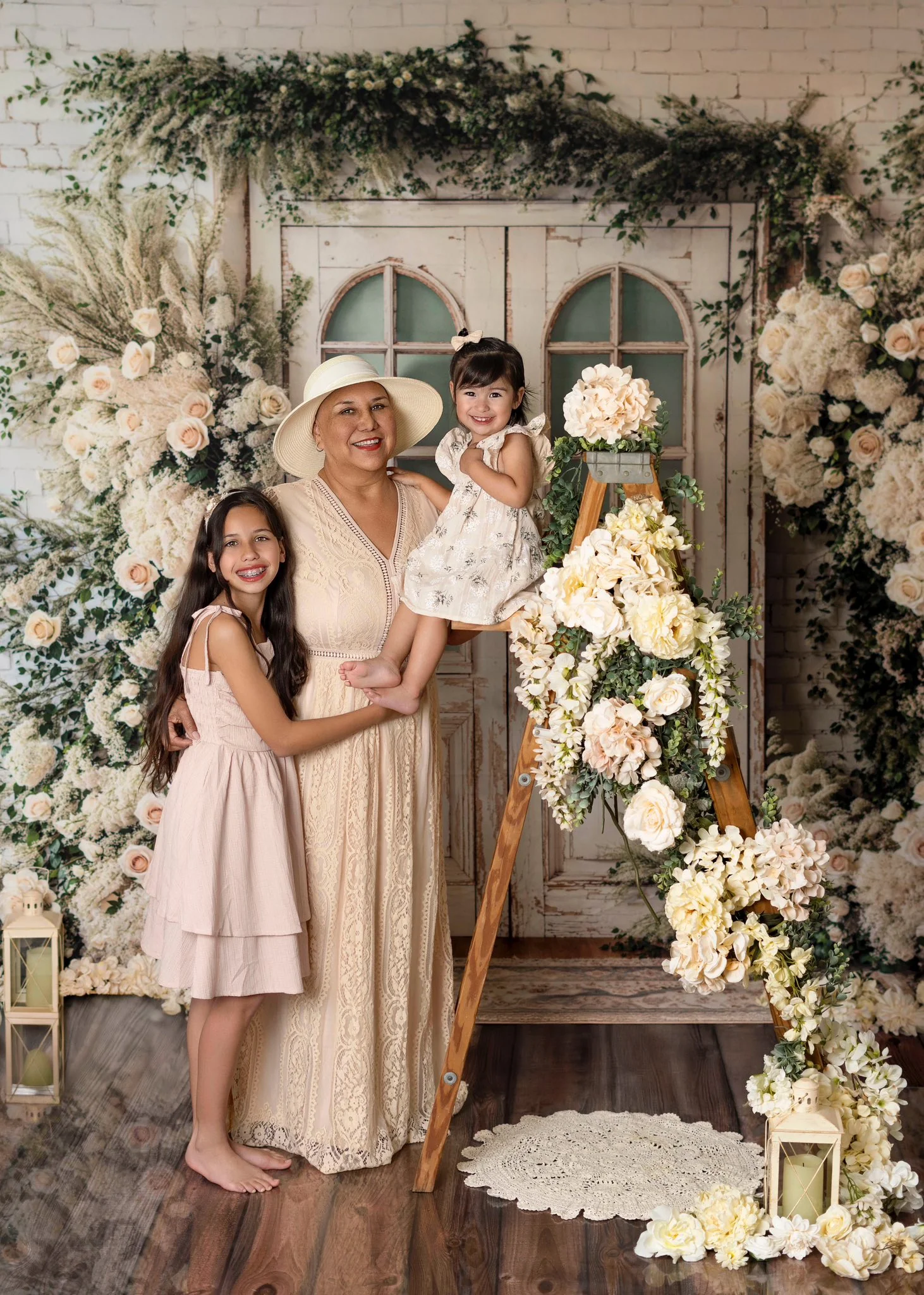 Kate Spring Wedding Floral Door Backdrop Designed by Emetselch - Image 13