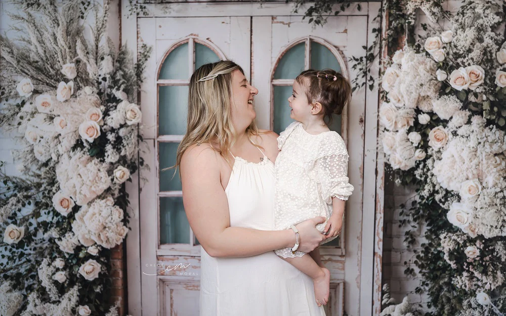 Kate Spring Wedding Floral Door Backdrop Designed by Emetselch - Image 6
