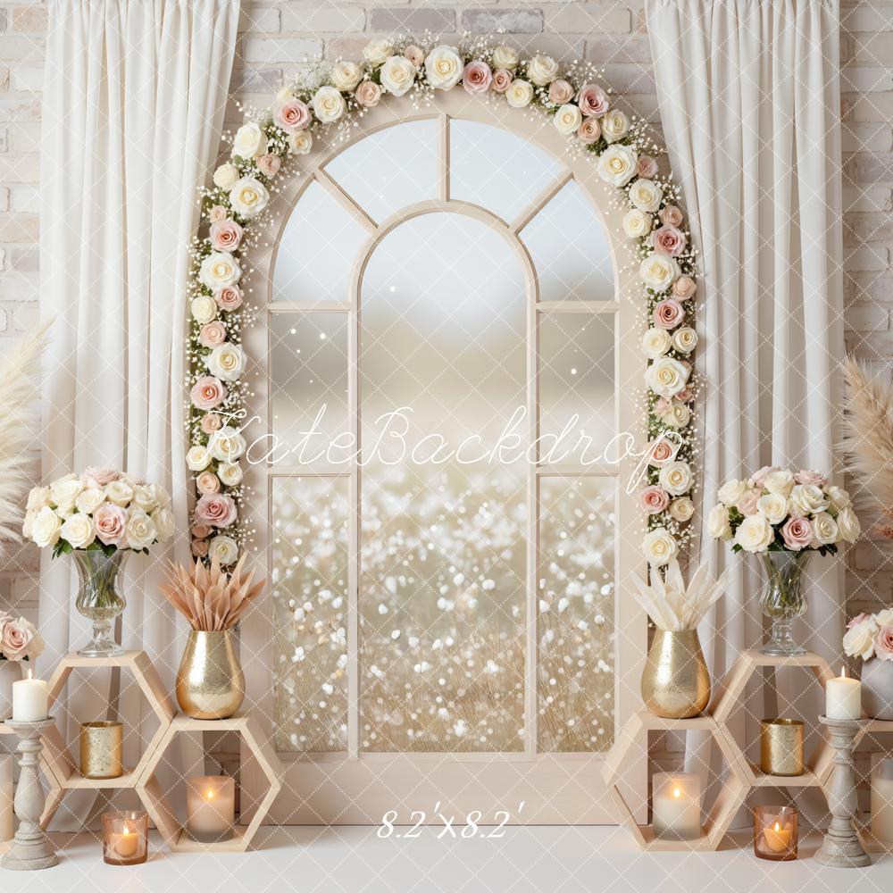 Kate Spring Window Candles Neutral Backdrop Designed by Mini MakeBelieve - Image 5