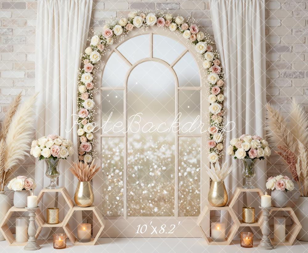 Kate Spring Window Candles Neutral Backdrop Designed by Mini MakeBelieve - Image 6