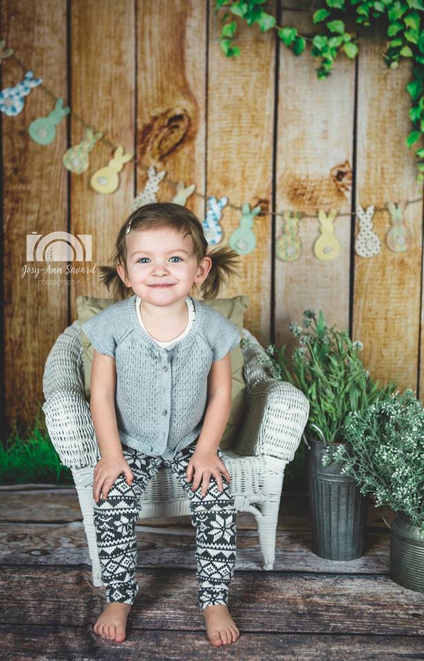 Kate Spring Wooden Backdrop for Easter/Wedding/Newborn - Image 4