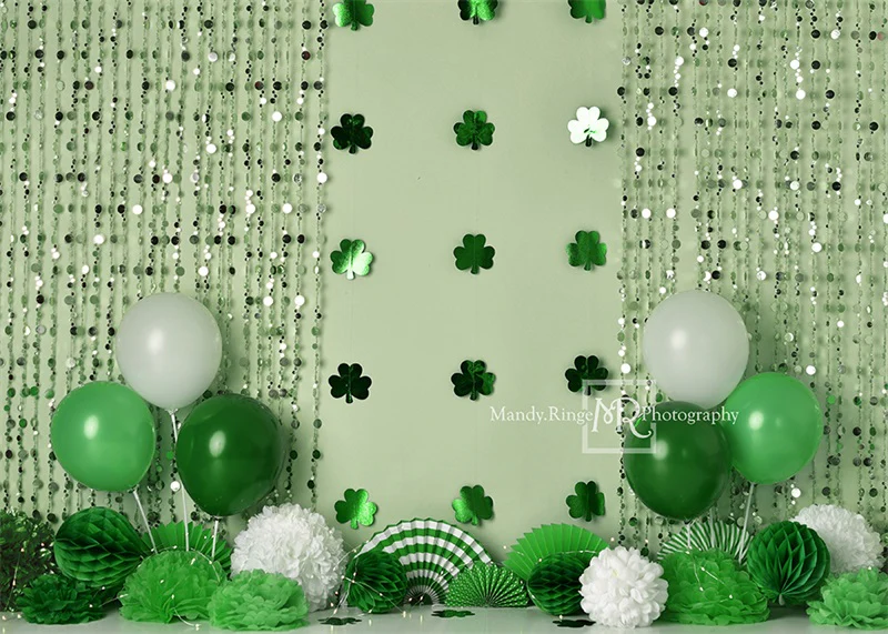 Kate St. Patrick's Day Shamrock Party Backdrop Designed by Mandy Ringe Photography - Image 2