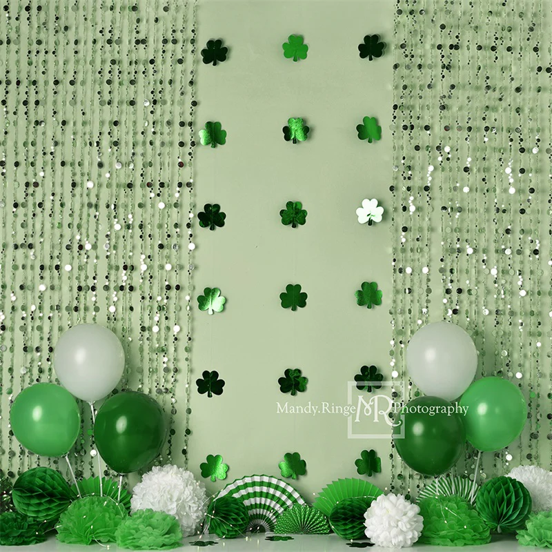 Kate St. Patrick's Day Shamrock Party Backdrop Designed by Mandy Ringe Photography - Image 5