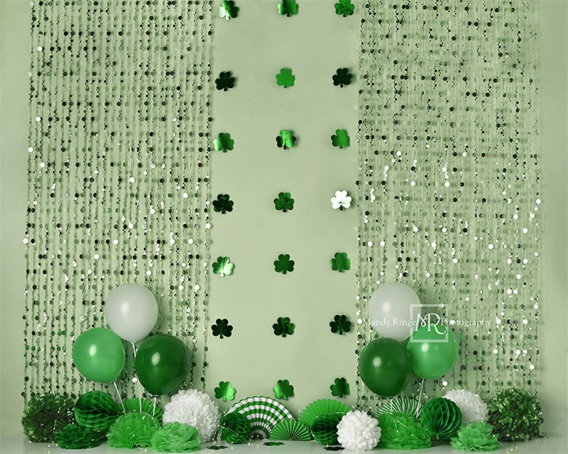Kate St. Patrick's Day Shamrock Party Backdrop Designed by Mandy Ringe Photography - Image 6