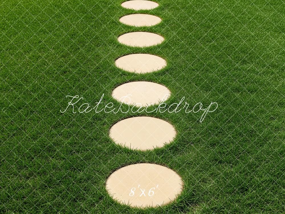 Kate Stepping Stones Grass Path Floor Backdrop Designed by Patty Robert - Image 3