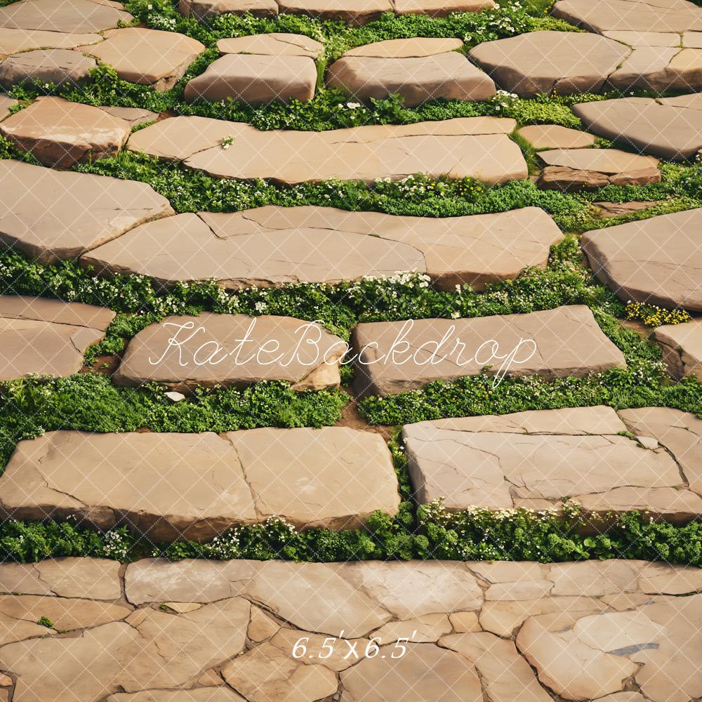 Kate Stone Pathway Grass Floor Backdrop Designed by Emetselch - Image 2