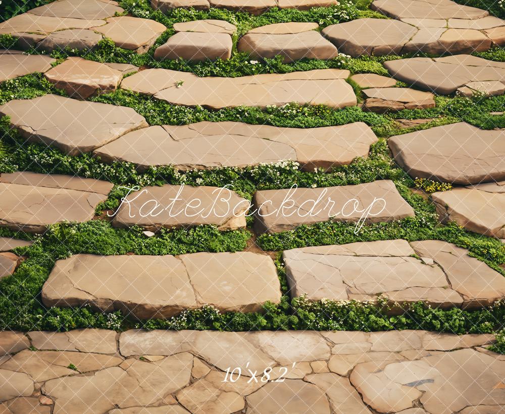 Kate Stone Pathway Grass Floor Backdrop Designed by Emetselch - Image 5