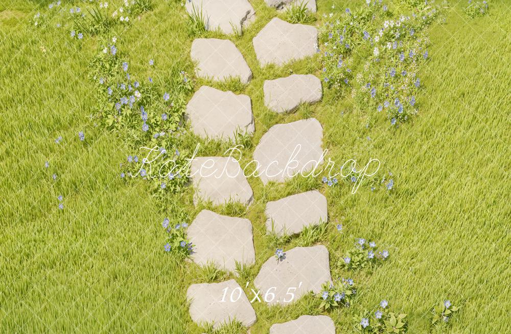 Kate Stone Pathway Grass Floor Backdrop Designed by Kate image - Image 4