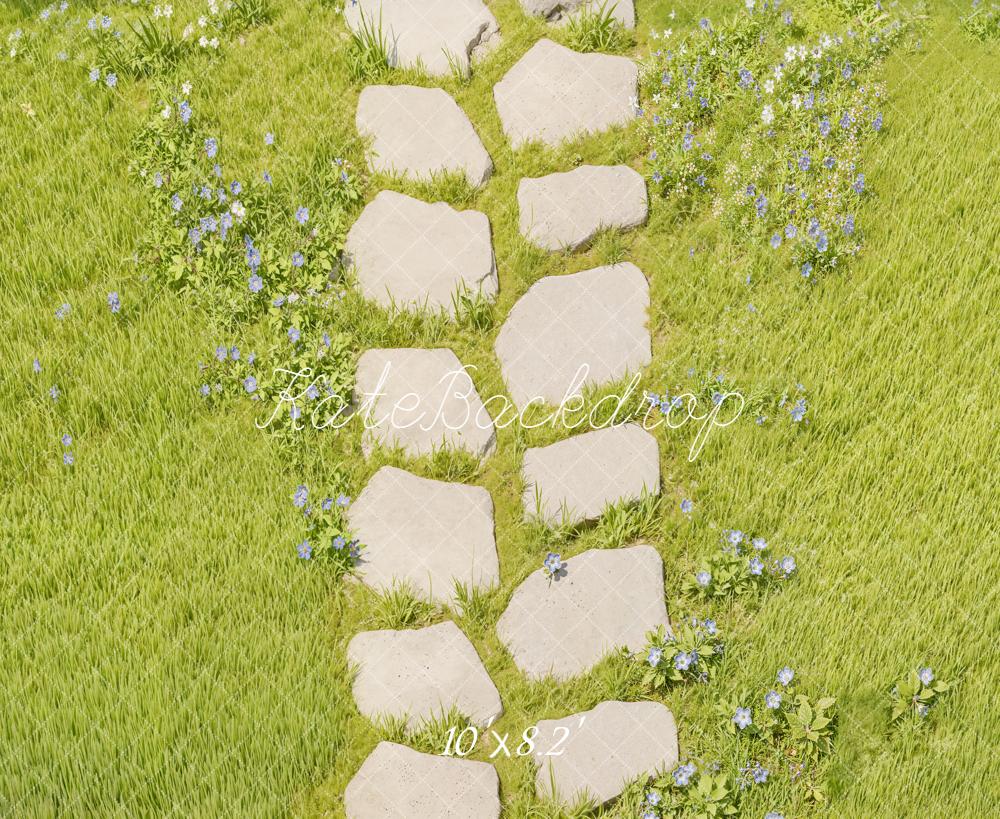 Kate Stone Pathway Grass Floor Backdrop Designed by Kate image - Image 6