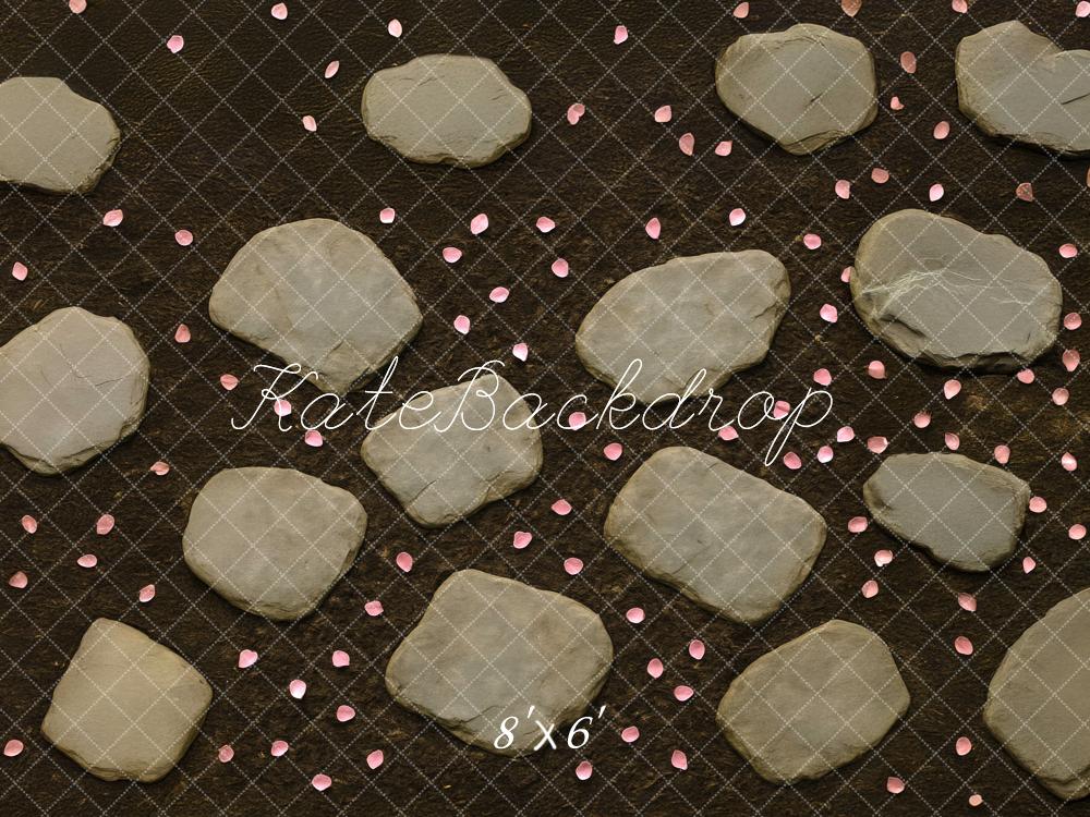 Kate Stone Pathway Pink Petals Backdrop Designed by Mini MakeBelieve - Image 3